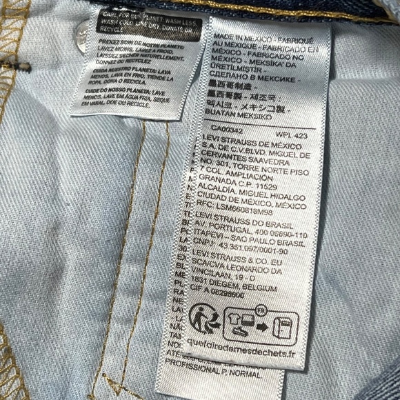 Levi’s 505 Jeans Men's 31x32 Blue Medium Wash Straight Regular Fit - Picture 10 of 13